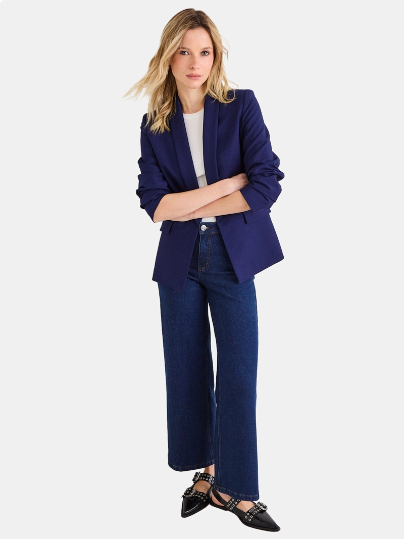 BLAZER MUJER ASH SOLAPA ALARGADA MANGA LARGA