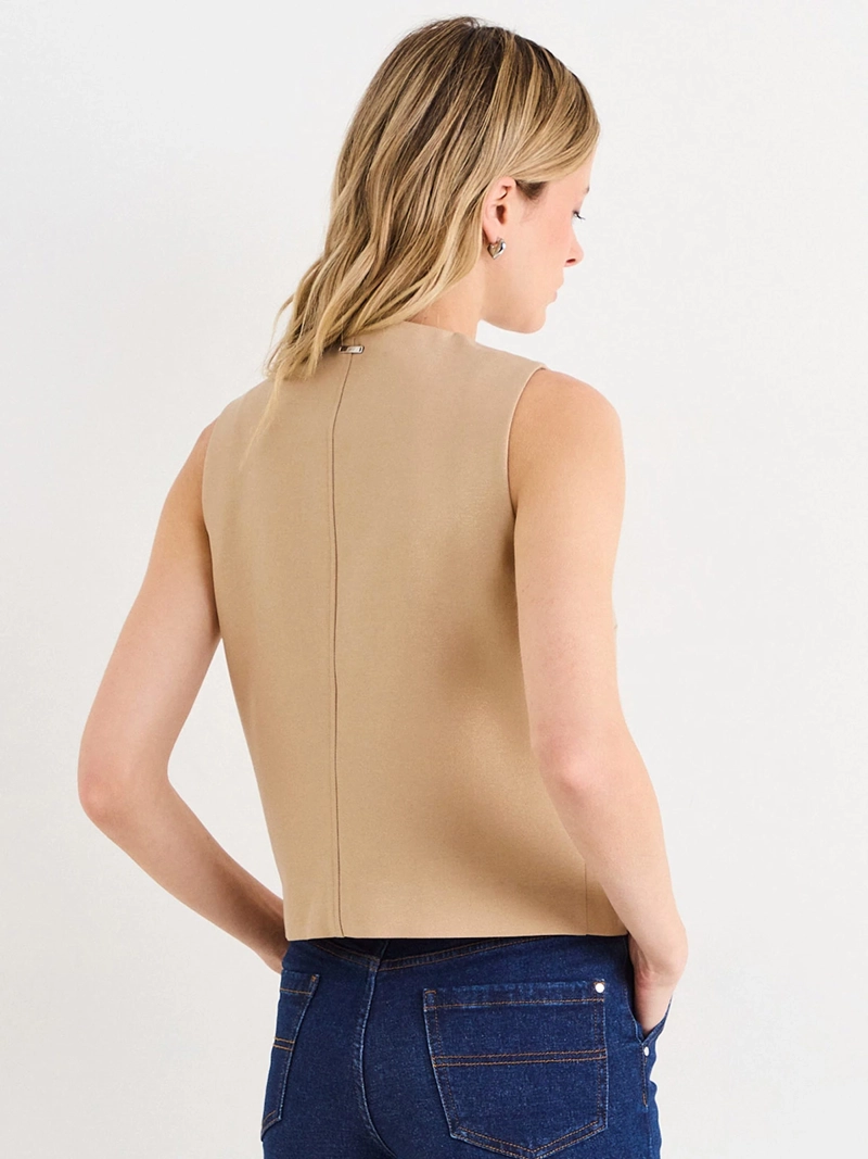 GILET MUJER ASH ESCOTE EN V - 2