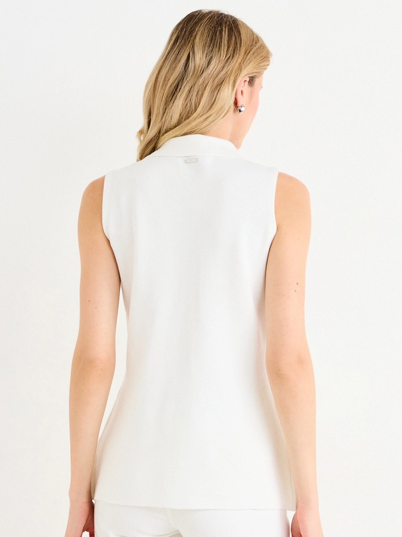 VEST MUJER ASH CUELLO CLÁSICO TEXTURA ACANALADA - 2