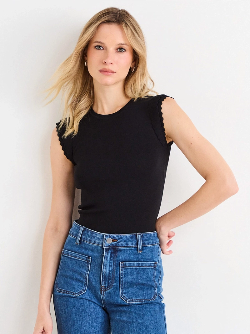 POLERA MUJER ASH SIN MANGAS