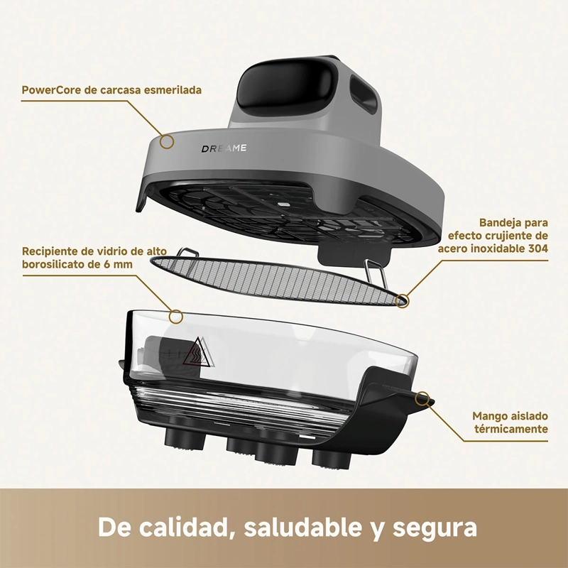 FREIDORA DREAME 4.5L DREAME TASTI PT60 5 EN 1 - 3