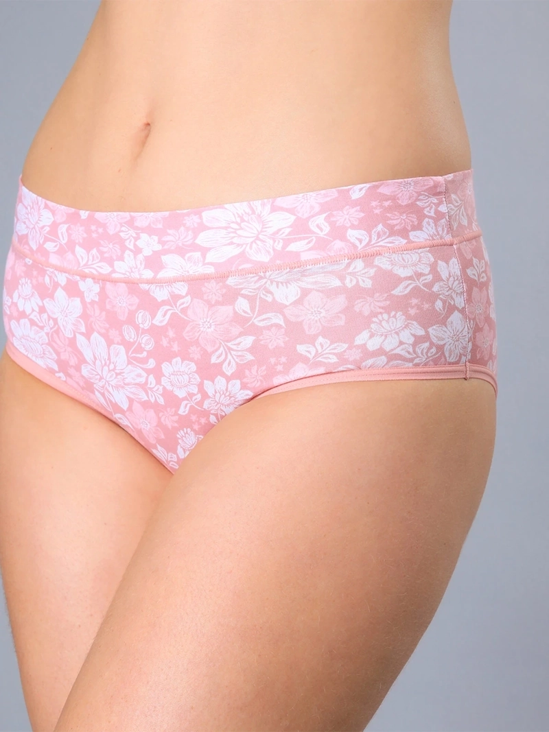 PACK X6 CALZÓN MUJER FLORES ALGODÓN HIKINI PRINT - 9