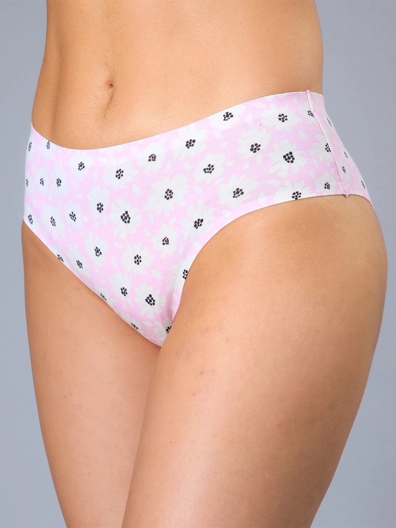 PACK X6 PANTALETA MUJER FLORES ALGODÓN PRINT - 9
