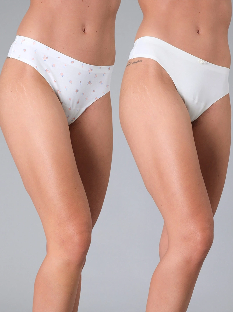 PACK X2 COLALESS MUJER FLORES BONDED