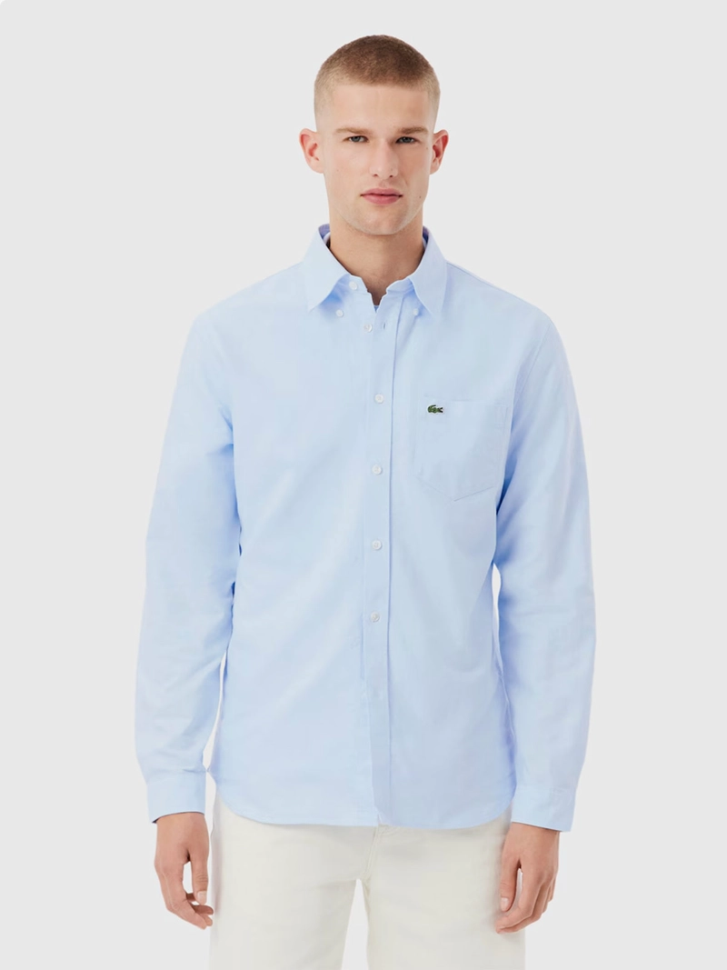 CAMISA HOMBRE LACOSTE REGULAR FIT MANGA LARGA COLECCIÓN - 1