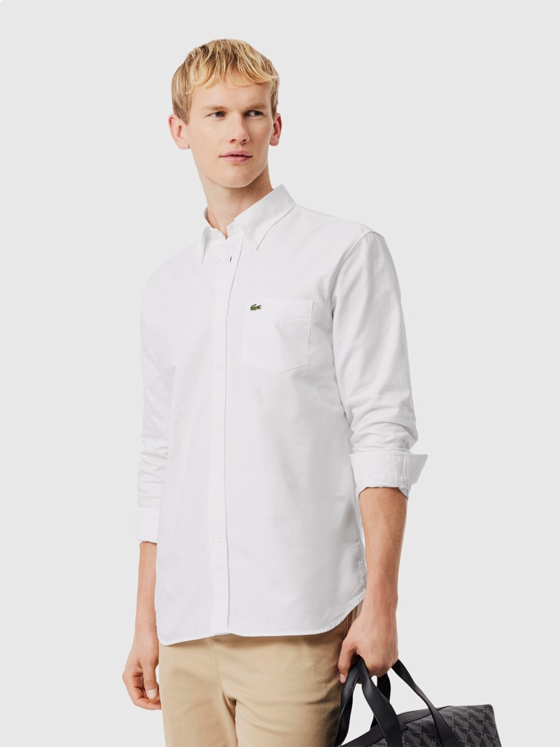 CAMISA HOMBRE LACOSTE REGULAR FIT MANGA LARGA COLECCIÓN - 1