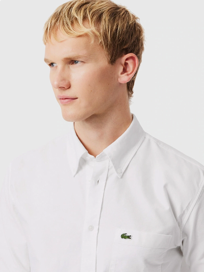 CAMISA HOMBRE LACOSTE REGULAR FIT MANGA LARGA COLECCIÓN - 3