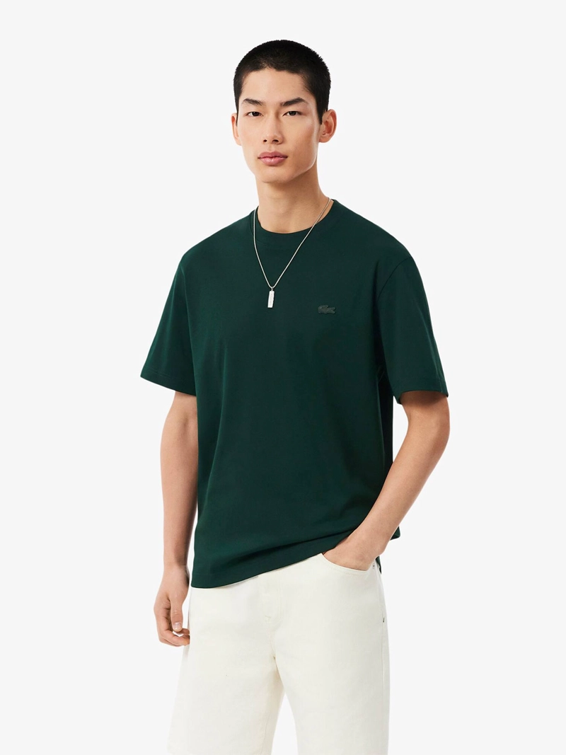 POLERA HOMBRE LACOSTE ALGODÓN MANGA CORTA