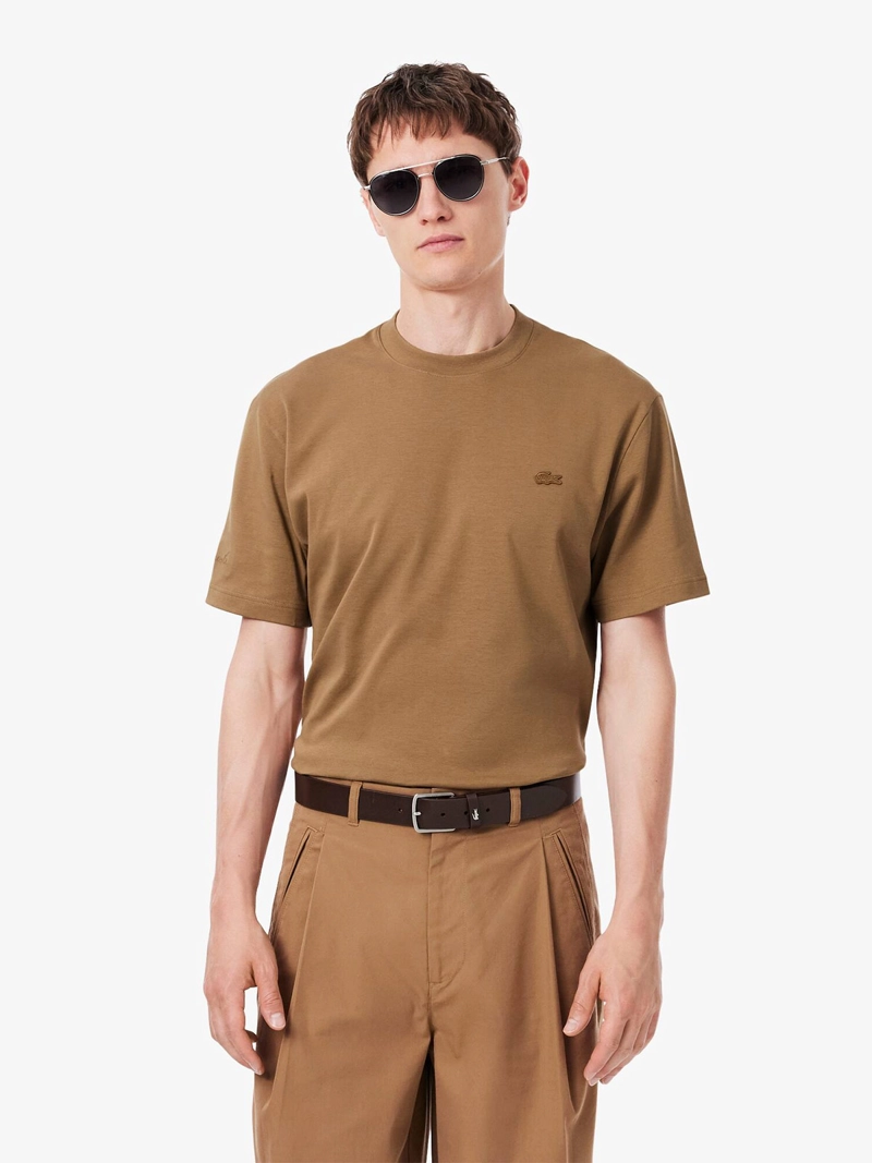 POLERA HOMBRE LACOSTE ALGODÓN MANGA CORTA