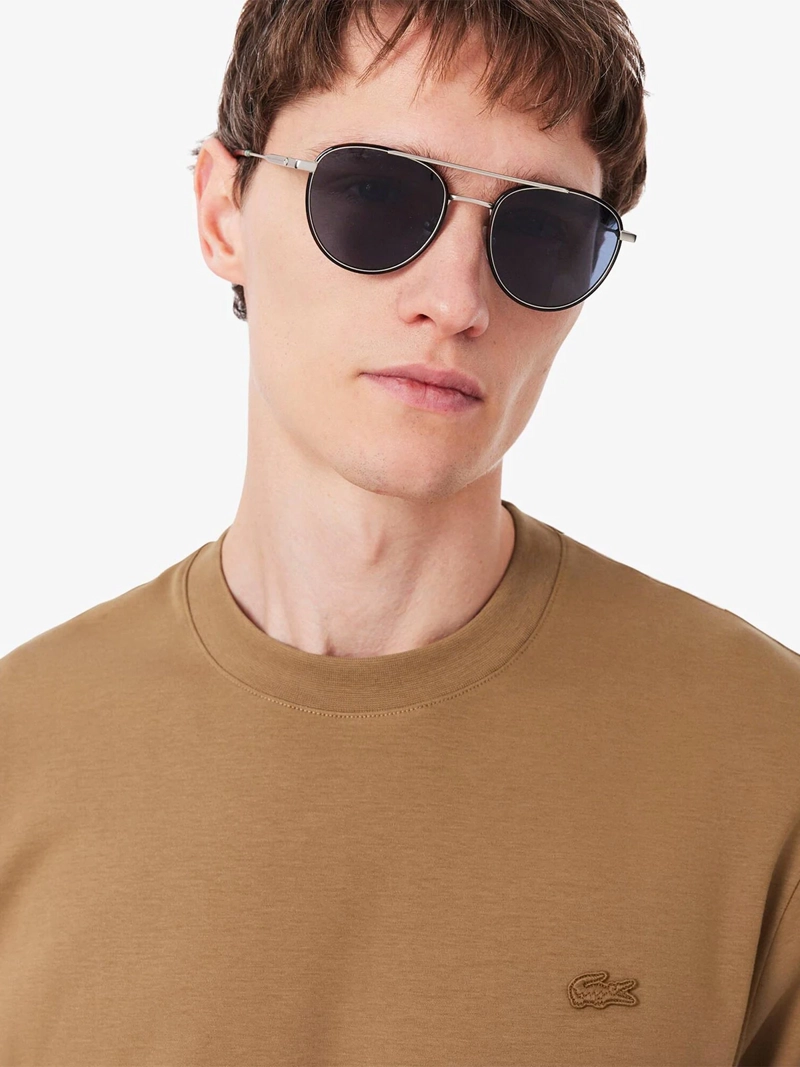POLERA HOMBRE LACOSTE ALGODÓN MANGA CORTA - 3