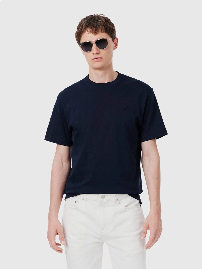 POLERA HOMBRE LACOSTE ALGODÓN MANGA CORTA