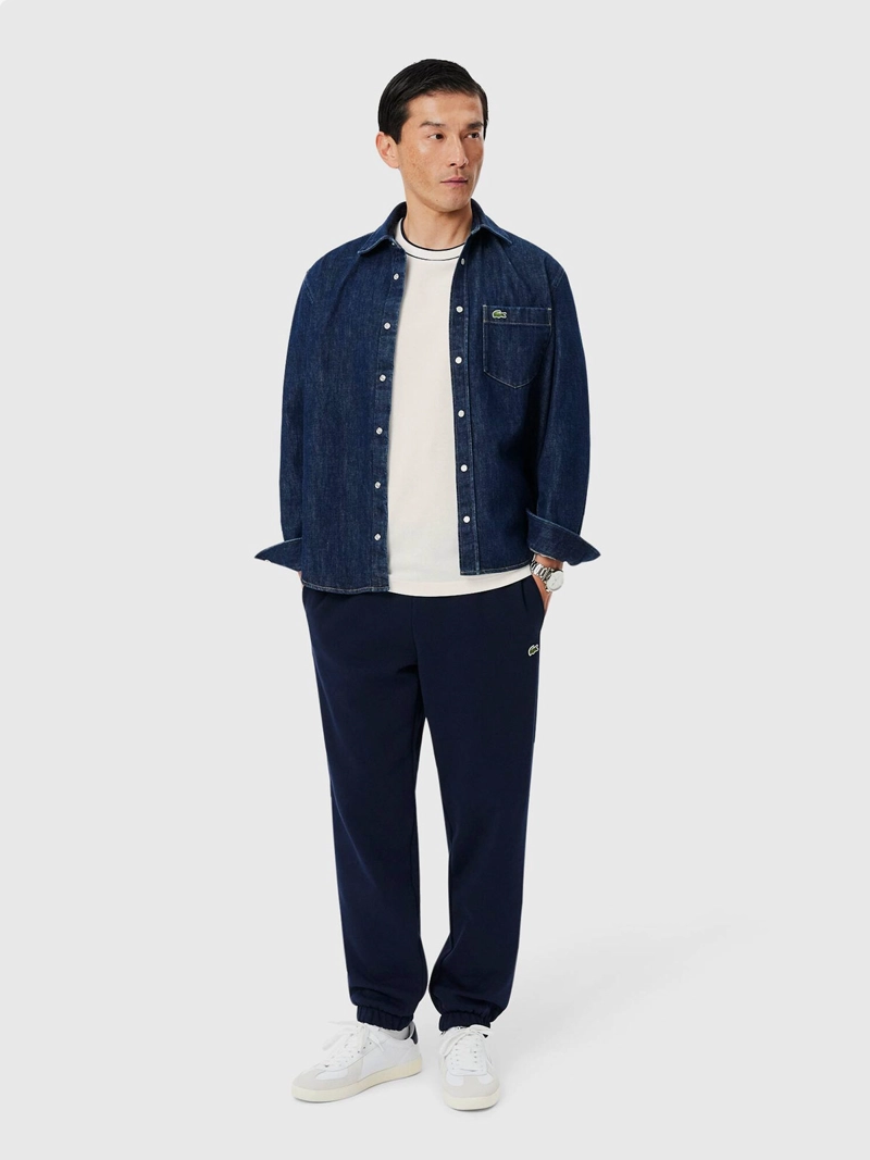 POLERA HOMBRE LACOSTE ALGODÓN MANGA CORTA