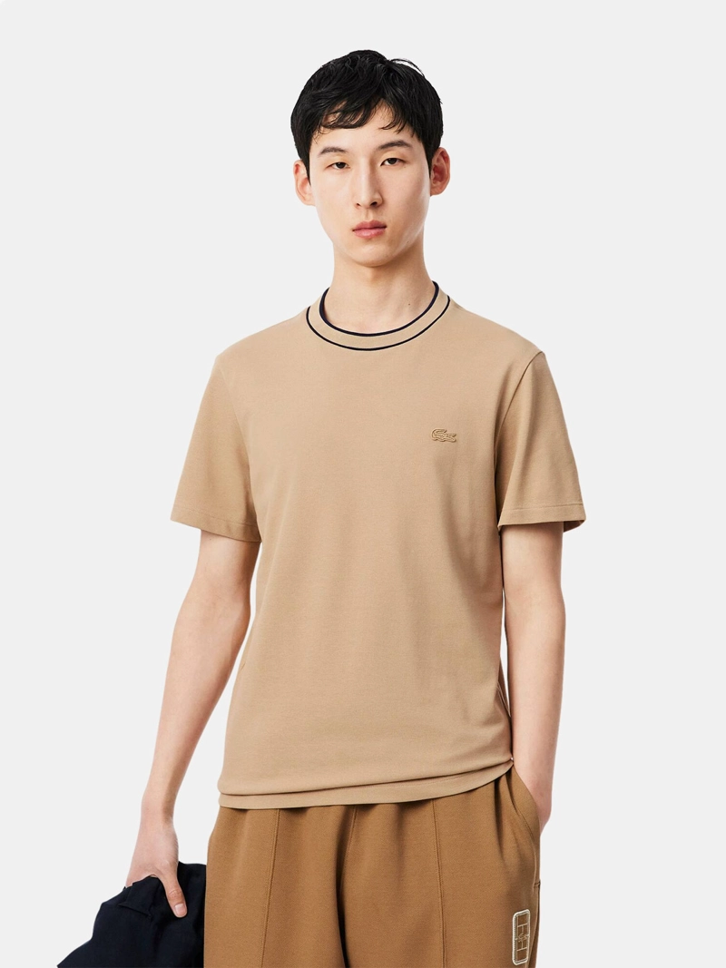 POLERA HOMBRE LACOSTE ALGODÓN MANGA CORTA - 1