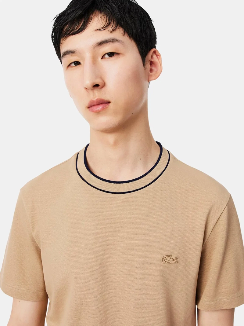POLERA HOMBRE LACOSTE ALGODÓN MANGA CORTA - 2