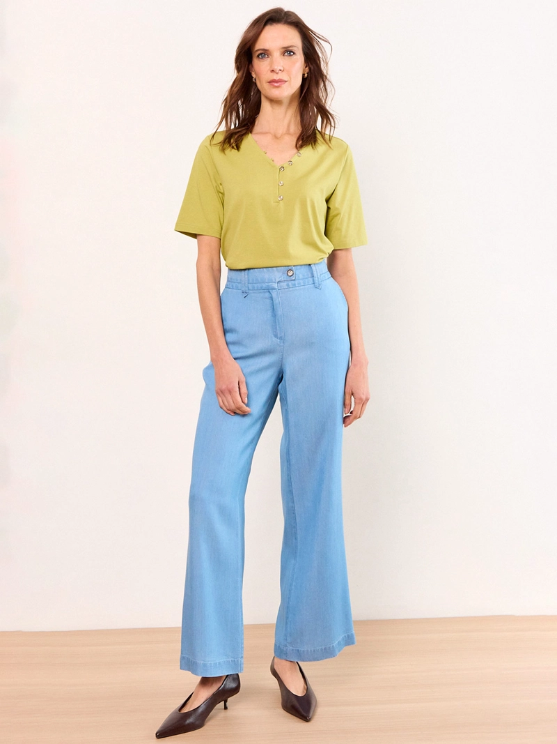 PANTALÓN MUJER MA GRIFFE WIDE LEG DENIM - 2