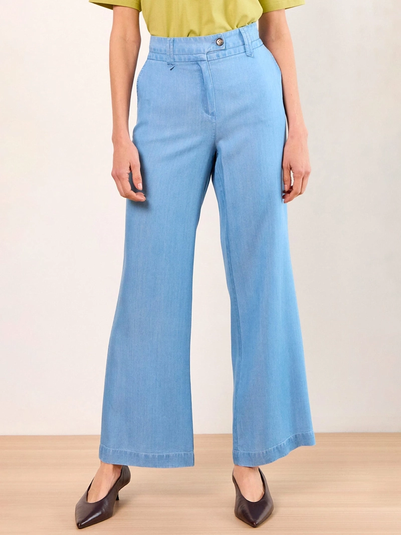 PANTALÓN MUJER MA GRIFFE WIDE LEG DENIM - 3