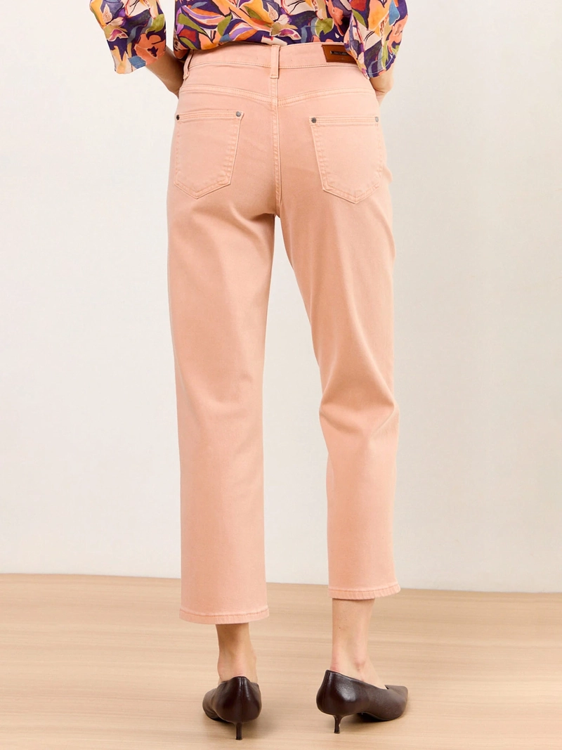 JEANS MUJER MA GRIFFE ALGODÓN RECTO BORDADO - 3
