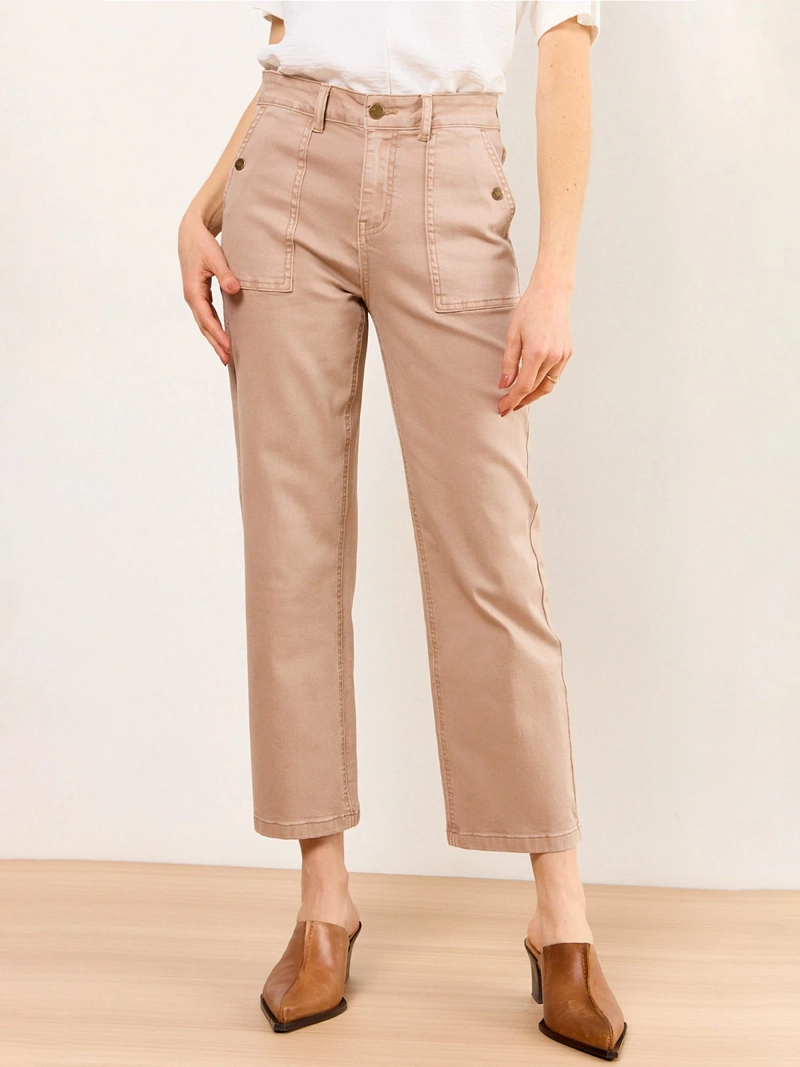 JEANS MUJER MA GRIFFE ALGODÓN RECTO CARPINTERO - 2