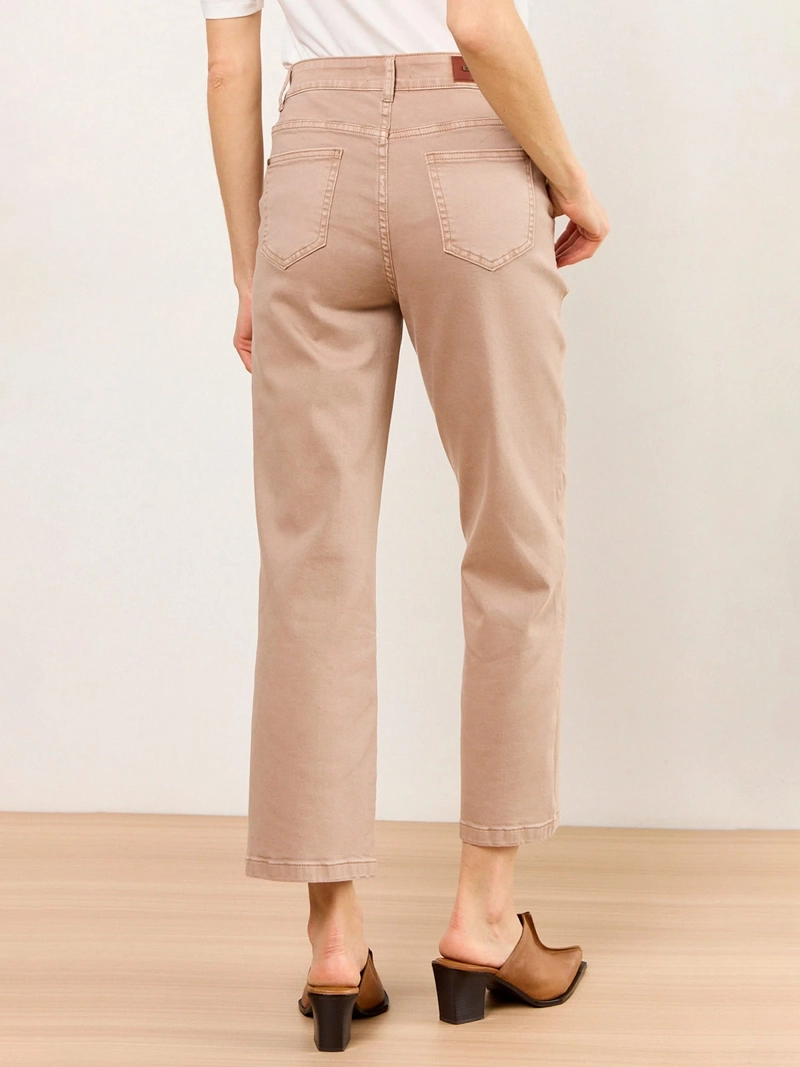 JEANS MUJER MA GRIFFE ALGODÓN RECTO CARPINTERO - 3