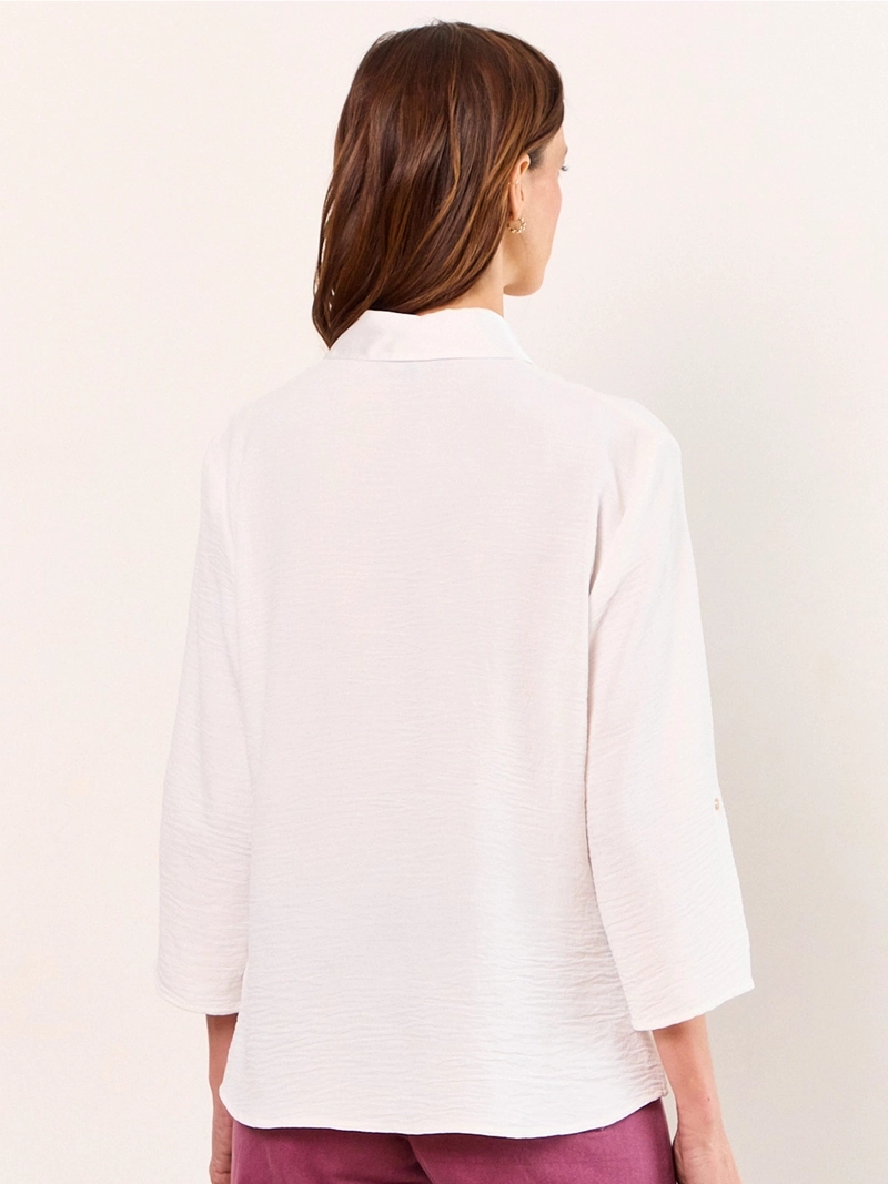 BLUSA MUJER MA GRIFFE CAMISERA SATÍN ABOTONADA - 3
