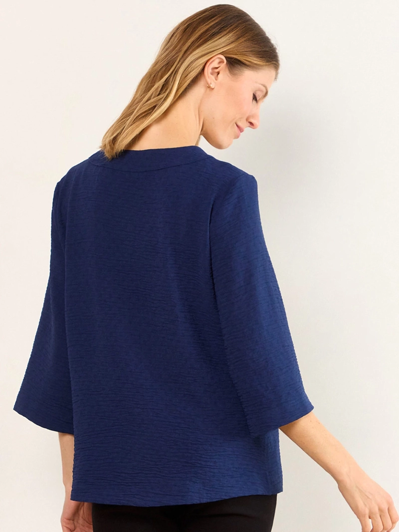 BLUSA MUJER MA GRIFFE CUELLO EN V MANGA TIPO KIMONO - 2