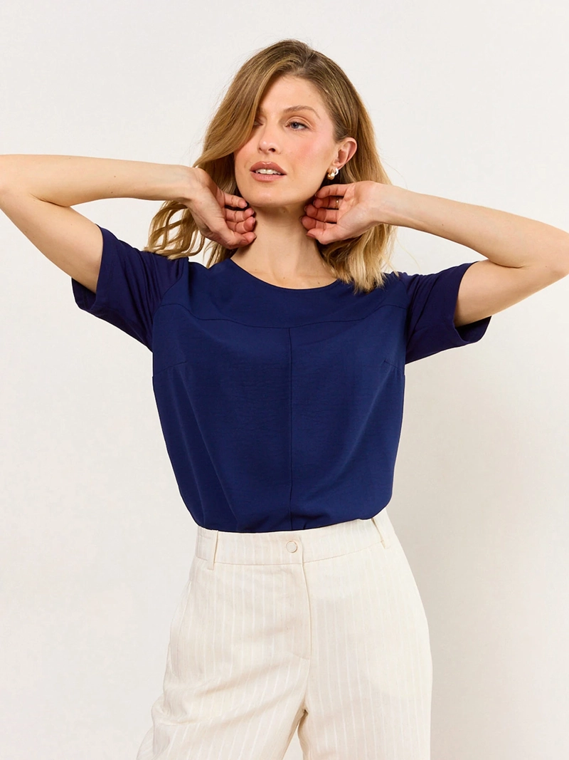 POLERA MUJER MA GRIFFE TEXTURIZADA