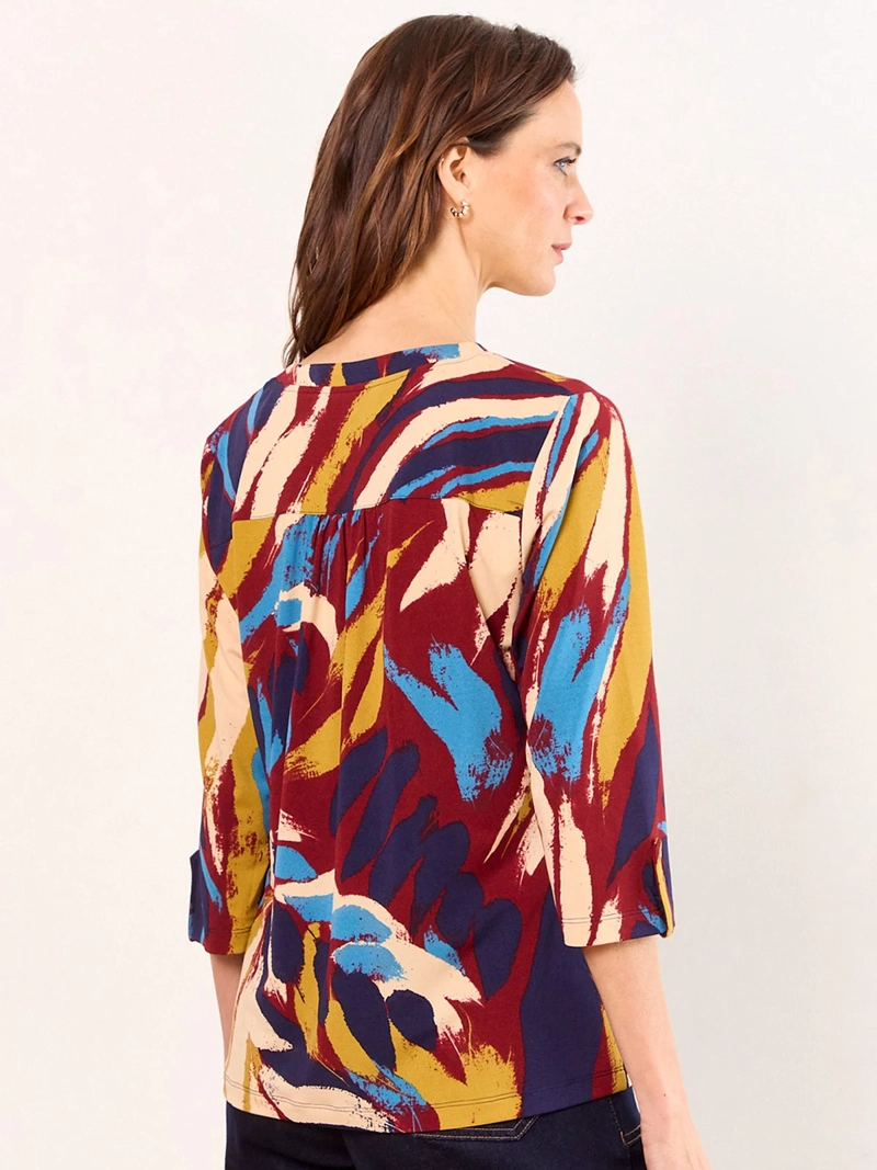 POLERA MUJER MA GRIFFE CUELLO MAO ESTAMPADO BOLSILLO - 2