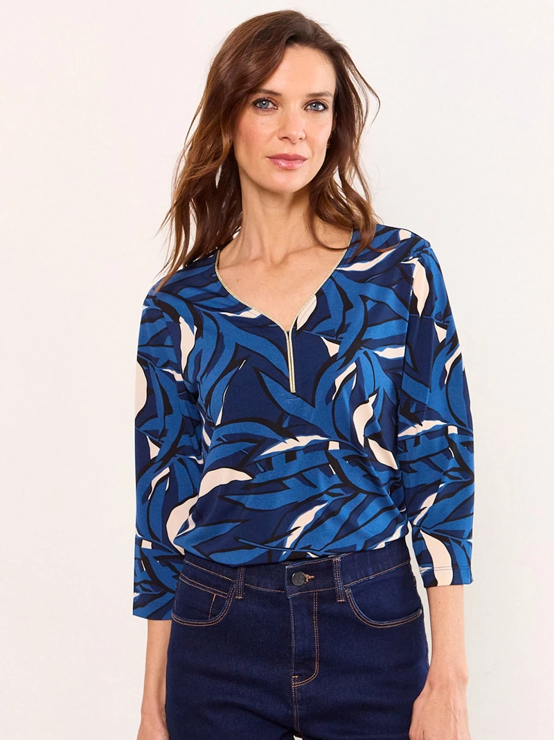 POLERA MUJER MA GRIFFE ESCOTE EN V