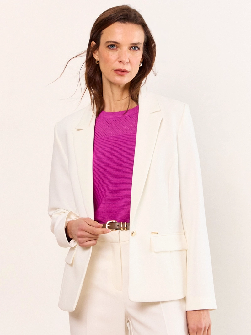 BLAZER MUJER MA GRIFFE MANGA LARGA