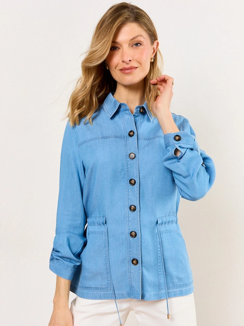 CHAQUETA MUJER MA GRIFFE LAZO AJUSTABLE - 2