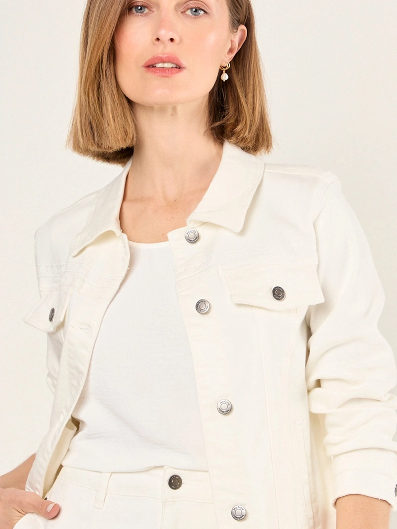 CHAQUETA MUJER MA GRIFFE DENIM BORDADO - 3