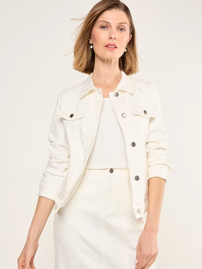 CHAQUETA MUJER MA GRIFFE DENIM BORDADO - 1