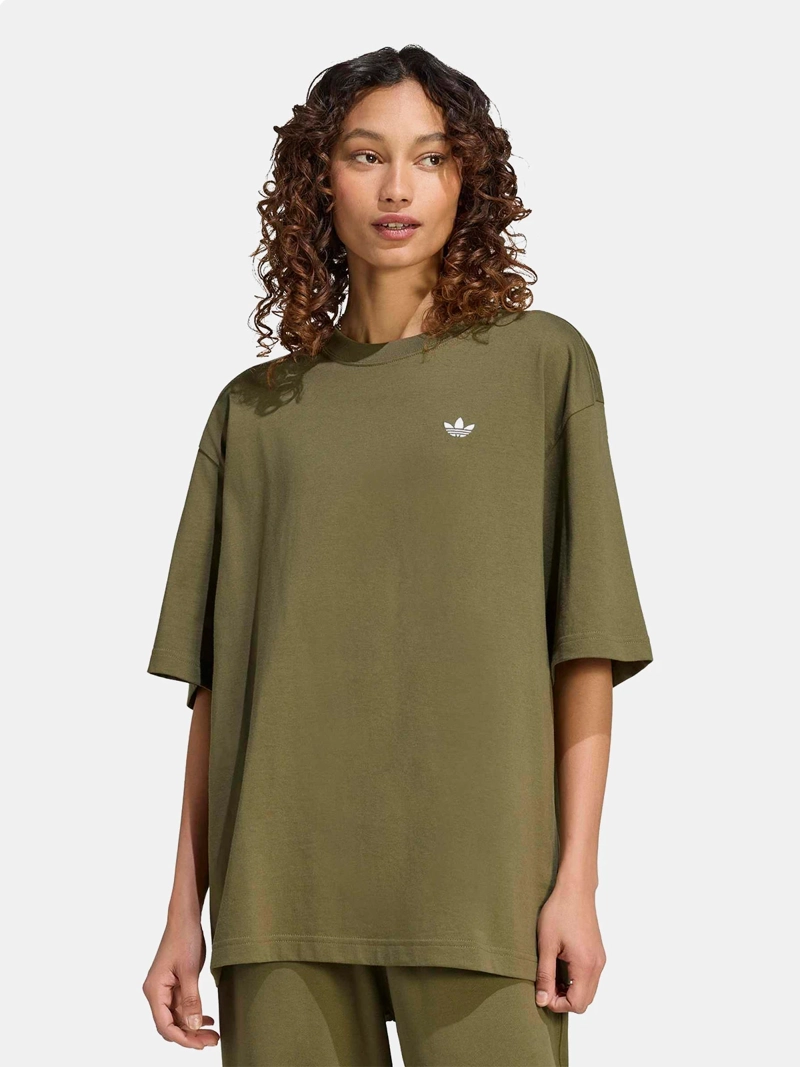 POLERA MUJER ADIDAS MANGA CORTA ESSENTIALS ESTILO BOYFRIEND - 1
