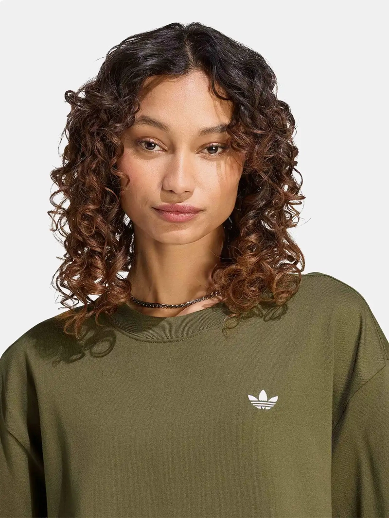 POLERA MUJER ADIDAS MANGA CORTA ESSENTIALS ESTILO BOYFRIEND - 4
