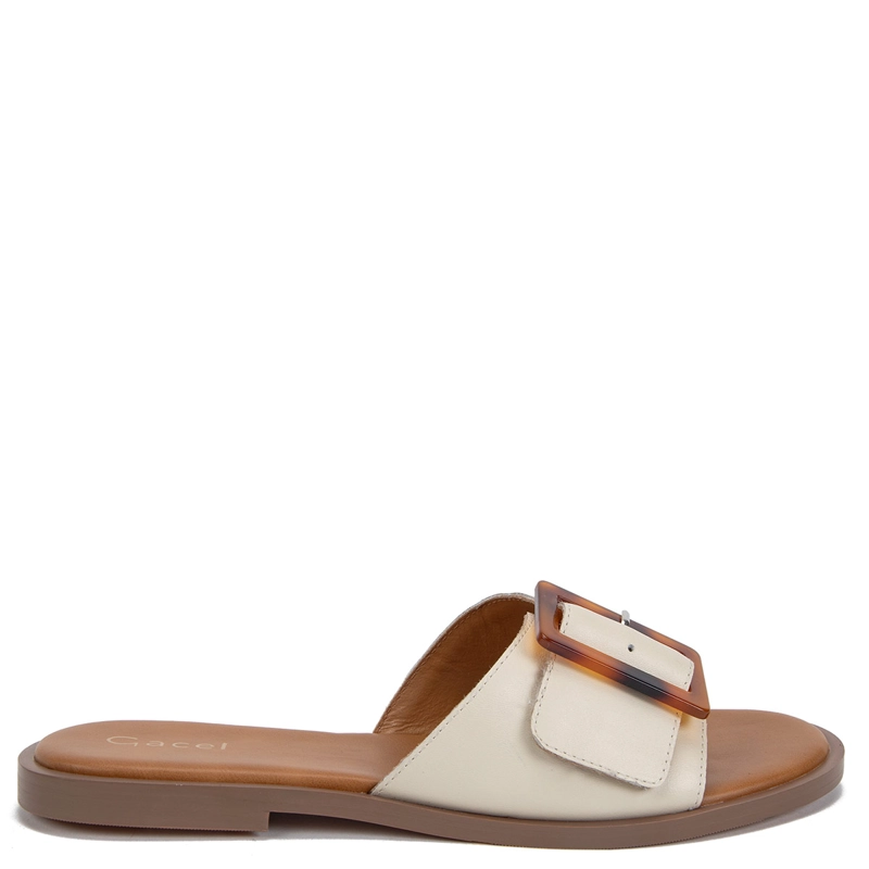 SANDALIAS MUJER GACEL CRUDO CARLI CUERO