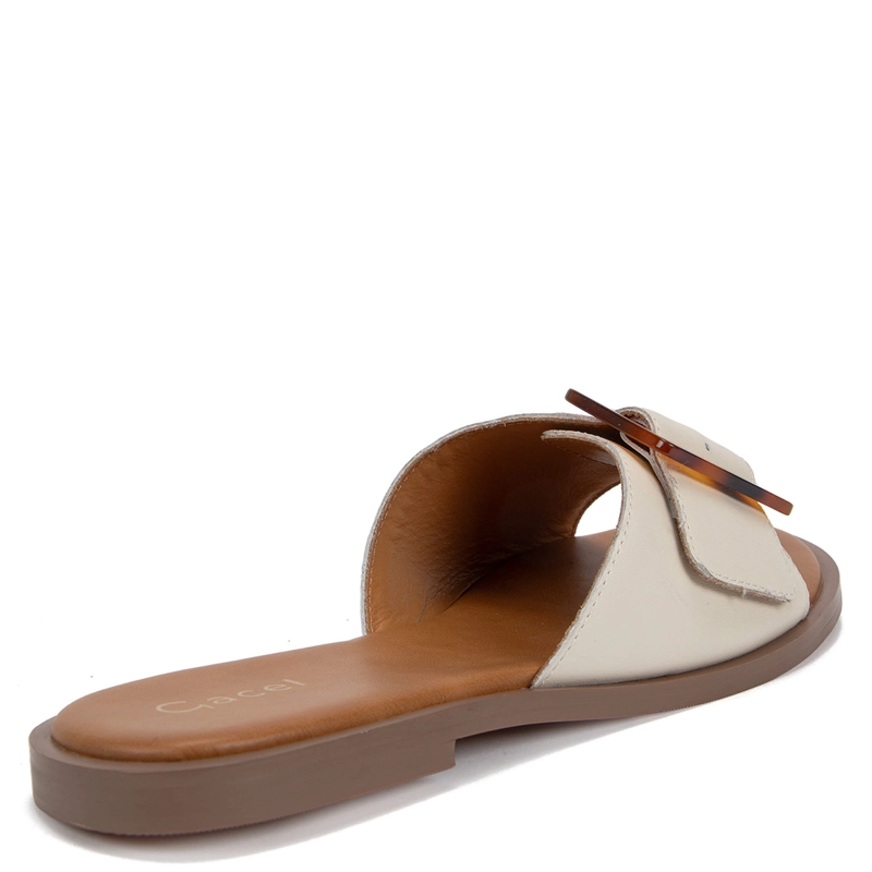 SANDALIAS MUJER GACEL CRUDO CARLI CUERO - 4