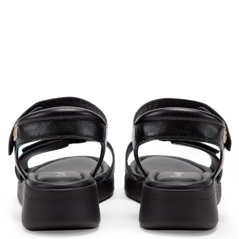 SANDALIAS MUJER GACEL NEGRO DOROTHY CUERO - 4