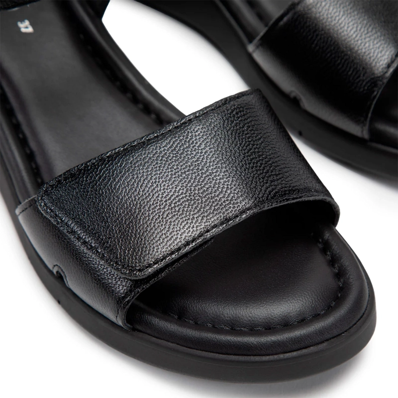 SANDALIAS MUJER GACEL NEGRO DOROTHY CUERO - 5