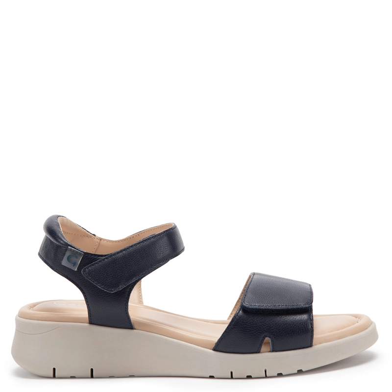 SANDALIAS MUJER GACEL AZUL MARINO DOROTHY CUERO