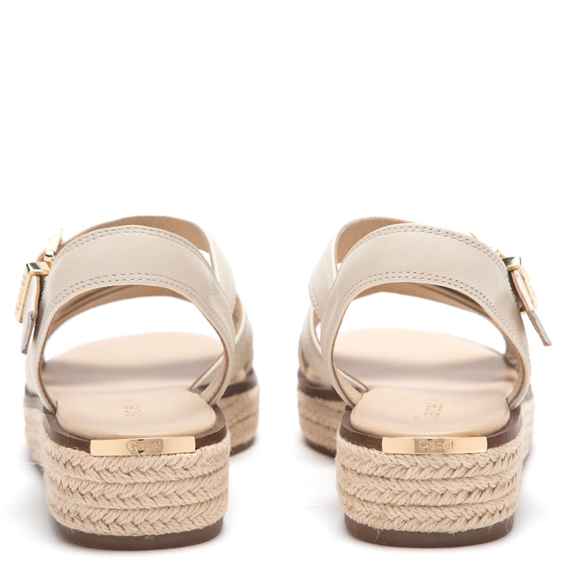 SANDALIAS MUJER GACEL CRUDO MATILDA CUERO - 4