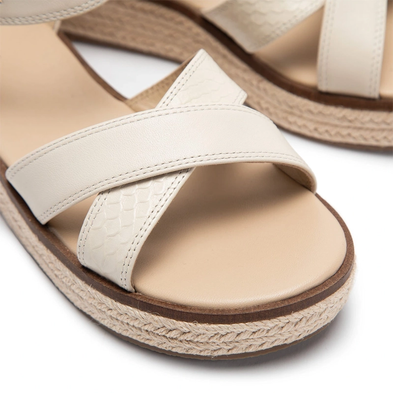 SANDALIAS MUJER GACEL CRUDO MATILDA CUERO - 5