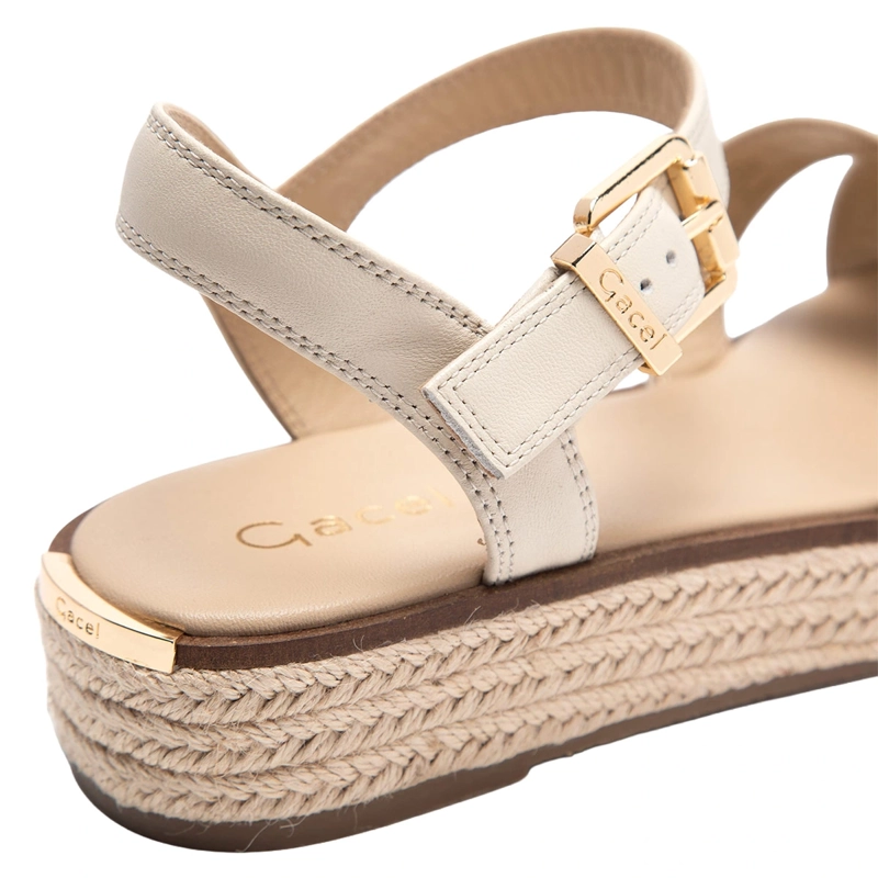 SANDALIAS MUJER GACEL CRUDO MATILDA CUERO - 6