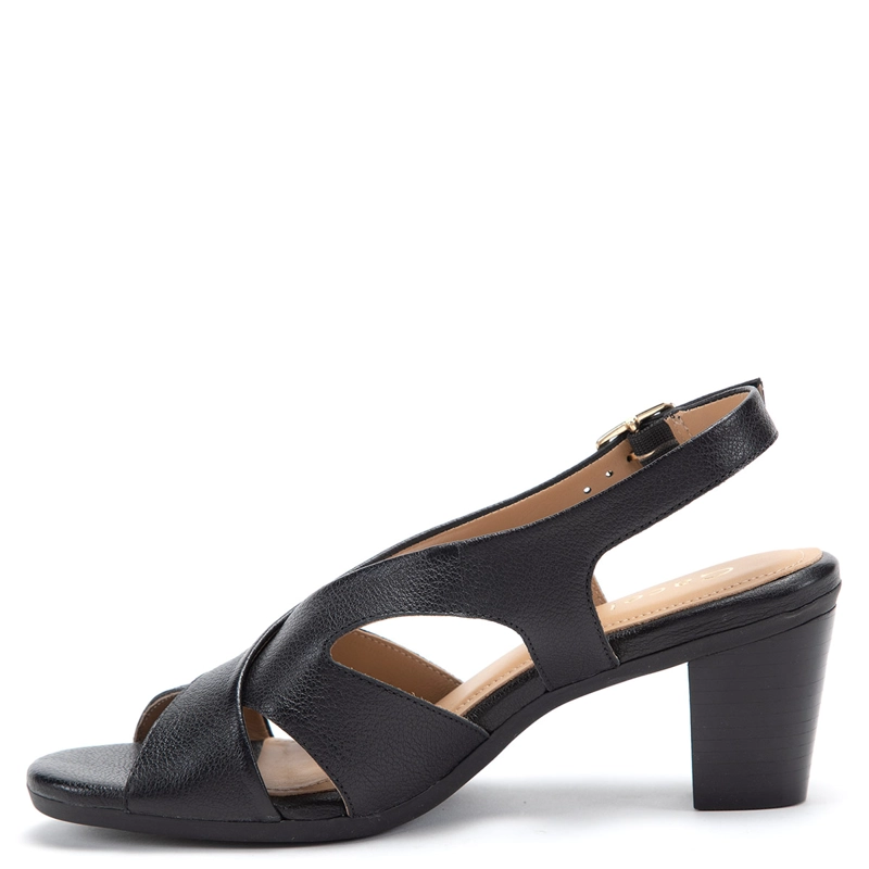 SANDALIAS MUJER GACEL NEGRO ROXXANE CUERO - 2