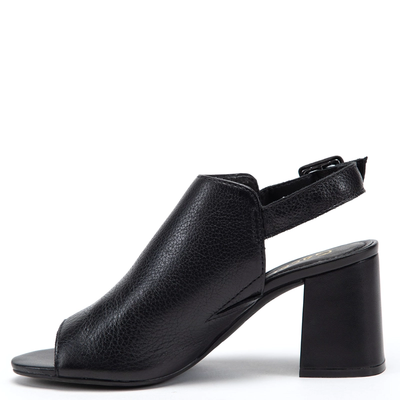SANDALIAS MUJER GACEL NEGRO ROZA CUERO - 2