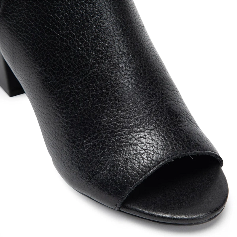 SANDALIAS MUJER GACEL NEGRO ROZA CUERO - 5
