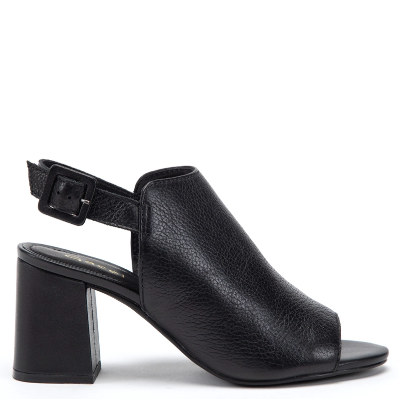 SANDALIAS MUJER GACEL NEGRO ROZA CUERO