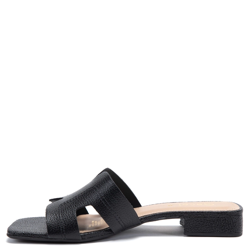 SANDALIAS MUJER GACEL NEGRO SAMY CUERO - 2