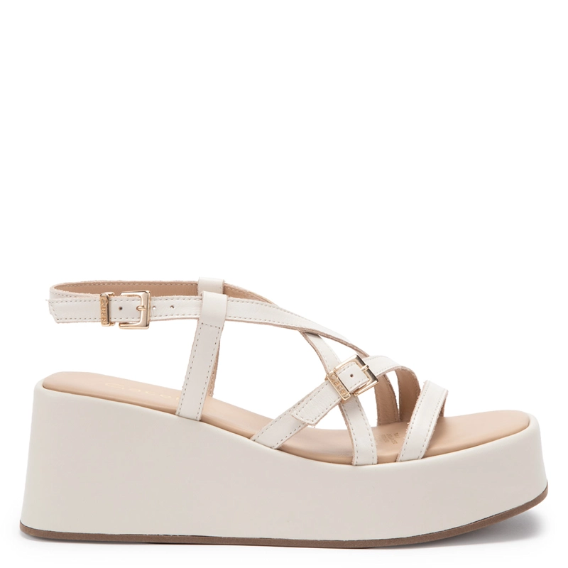 SANDALIAS MUJER GACEL CRUDO XIME  CUERO
