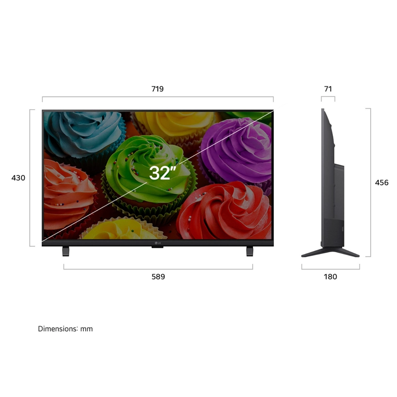 SMART TV LG HD 32” AI LB65 2026 - 3