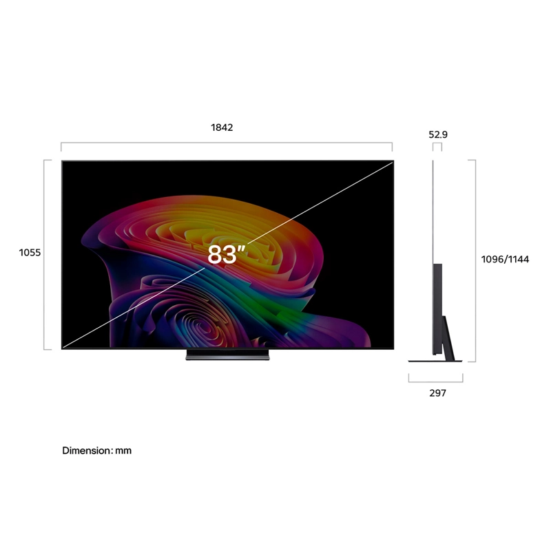 SMART TV LG OLED 4K UHD 83” EVO AI C6 OLED83C6PSA 2026 - 3
